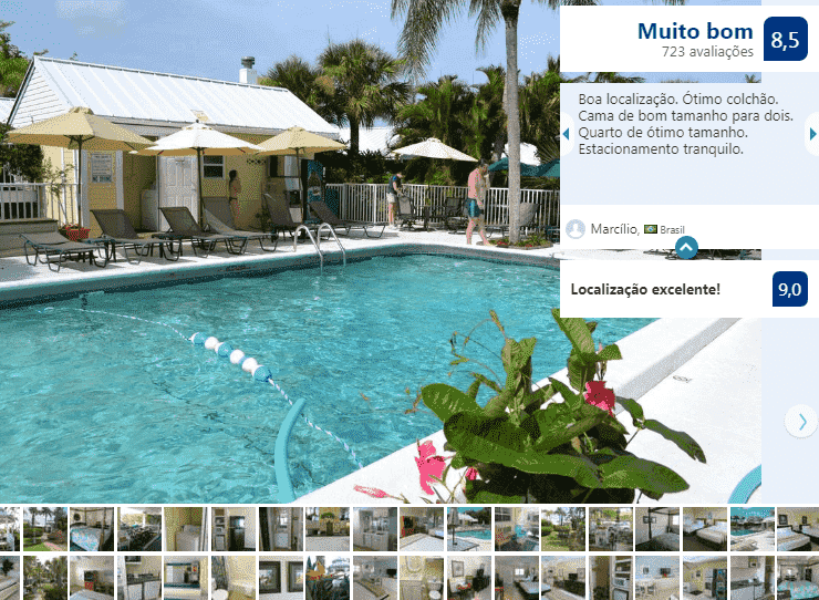 Hotel Lemon Tree Inn em Naples na Flórida: piscina