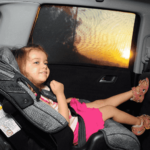 Criança em carro - Daytona Beach