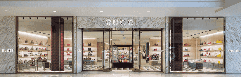Lojas Gucci em Miami e Orlando