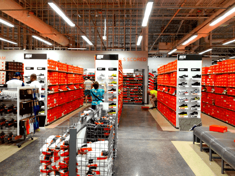 Como são as lojas da Nike em Miami 