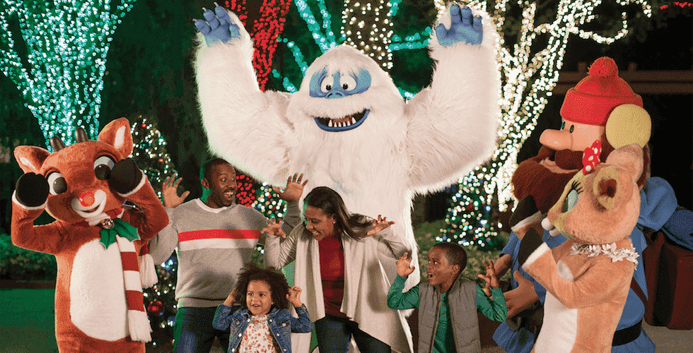 Show infantil no Natal no Busch Gardens: Christmas Town