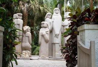 Ann Norton Sculpture Garden em Palm Beach na Flórida