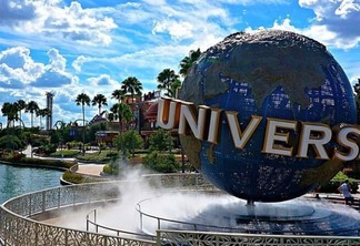 Mapa do Parque Universal Studios em Orlando