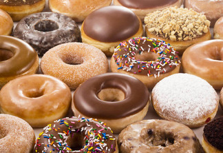 Krispy Kreme em Miami e Orlando: fábrica de rosquinhas donuts