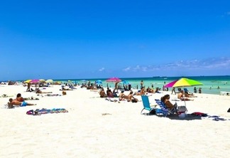 Praias de Palm Beach na Flórida