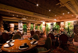 Jantar havaiano no Ohana da Disney em Orlando
