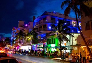 Festas na Ocean Drive em Miami