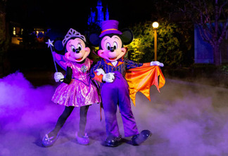 Mickey e Minnie na Mickey's Not-So-Scary Halloween Party na Disney Orlando