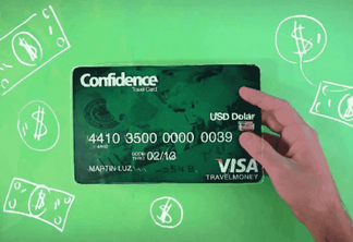 Cartão Pré Pago Confidence Travel Card