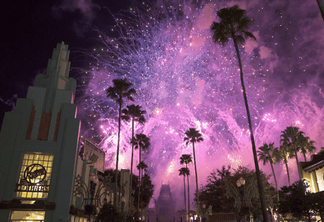 Show de fogos de artifício Star Wars na Disney em Orlando