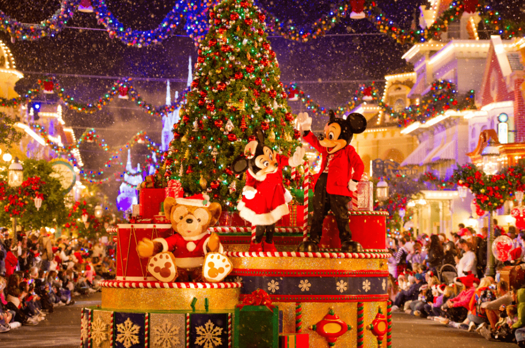 Disney Magic Kingdom Mickey's Merry Christmas Party en Navidad