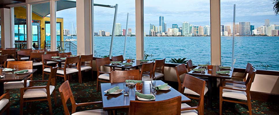 Restaurante Rusty Pelican en Miami