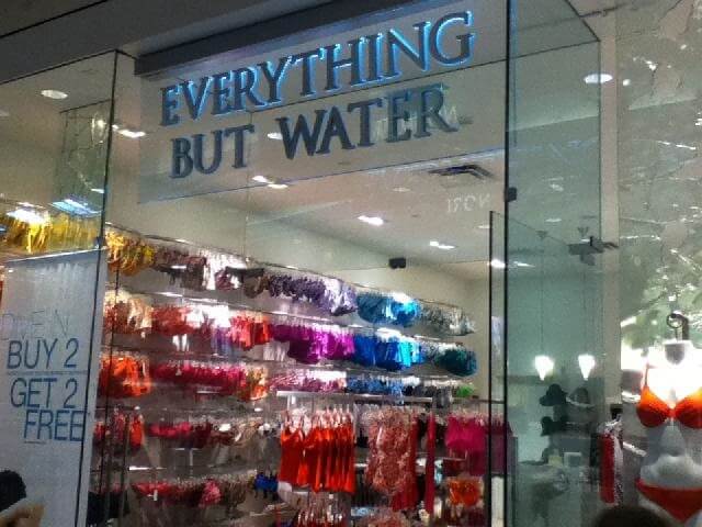 Tienda Everything But Water en Orlando y Tampa 