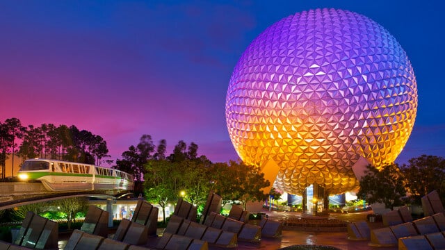 Parque Epcot de Disney en Orlando