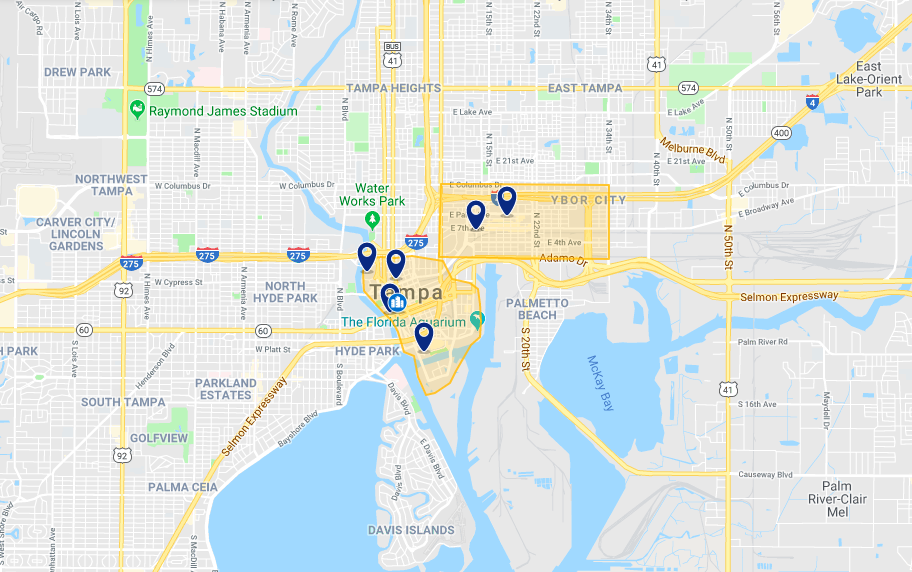 Donde alojarse en Tampa: los mejores hoteles