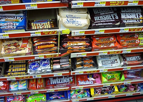Dulces en los supermercados Walmart y Target en Orlando