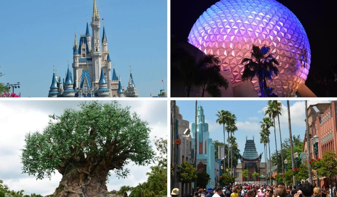 Los cuatro parques temáticos de Disney