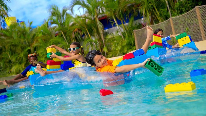 Niños en el Legoland Waterpark