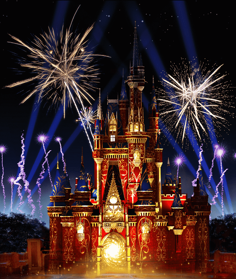 Show de fogos no Magic Kingdom na Disney Orlando