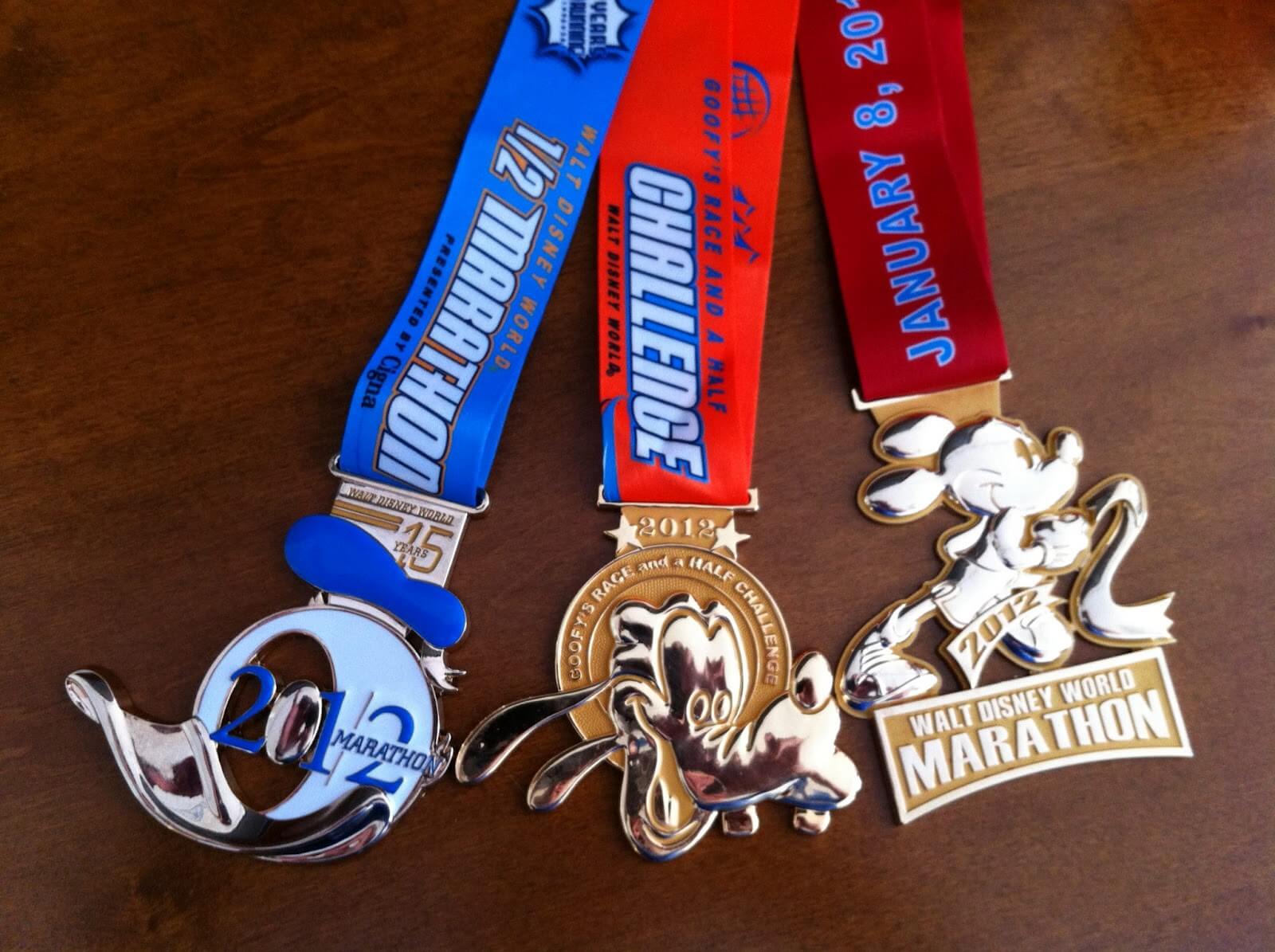 Medalha da Walt Disney World Marathon Weekend na Disney Springs Orlando