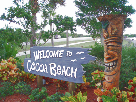 Detalhes de Cocoa Beach na Flórida
