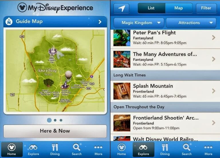Aplicativo da Disney Orlando: My Disney Experience App