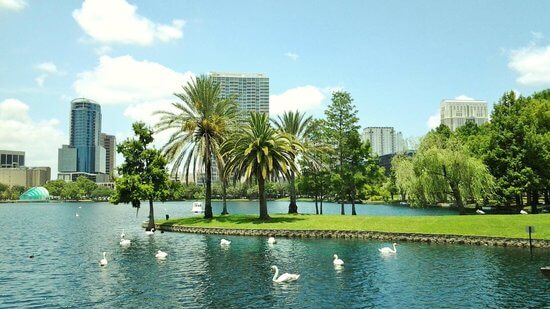 Lake Eola Park em Orlando