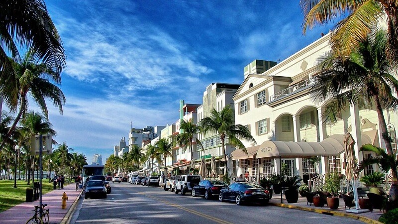 Avenida em Miami