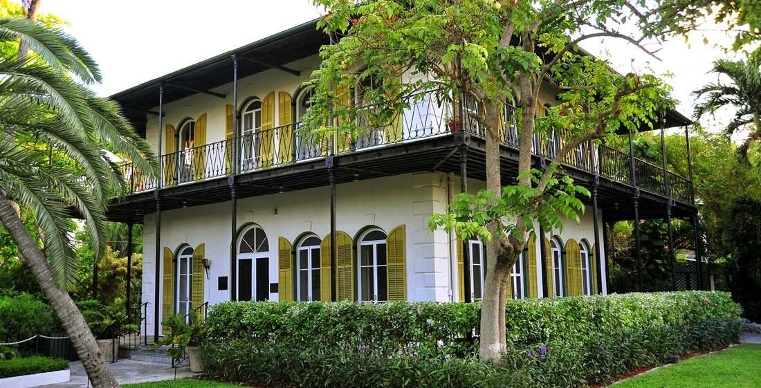A casa de Ernest Hemingway em Key West