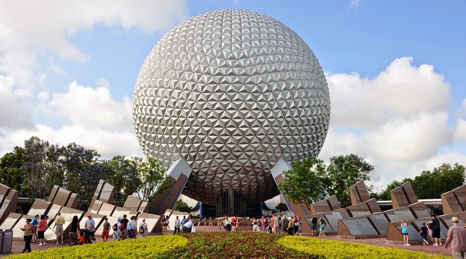 Parque Epcot da Disney em Orlando