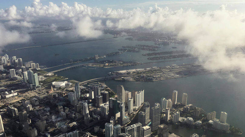 Época de furacão em Miami