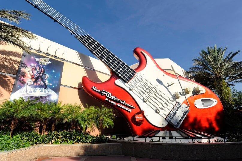 Montanha-russa do Aerosmith no parque Hollywood Studios da Disney em Orlando