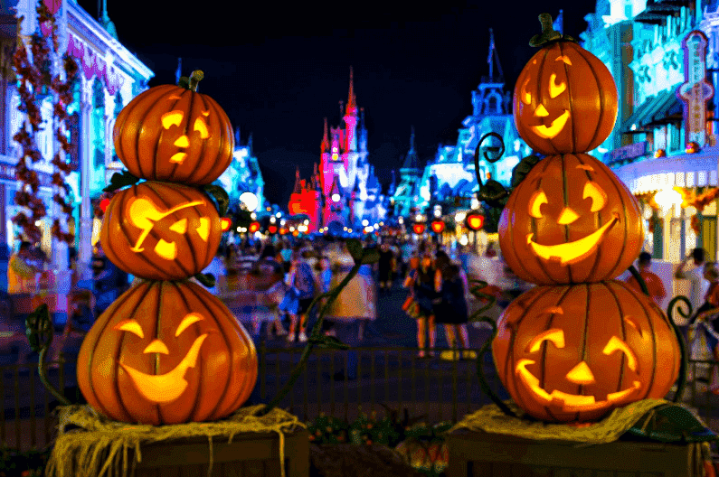Halloween no parque Magic Kingdom da Disney Orlando