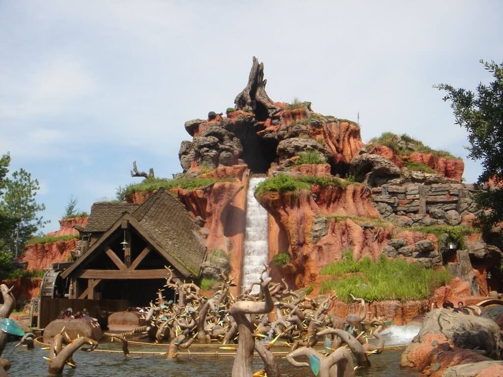 Atração Splash Mountain no Disney Magic Kingdom