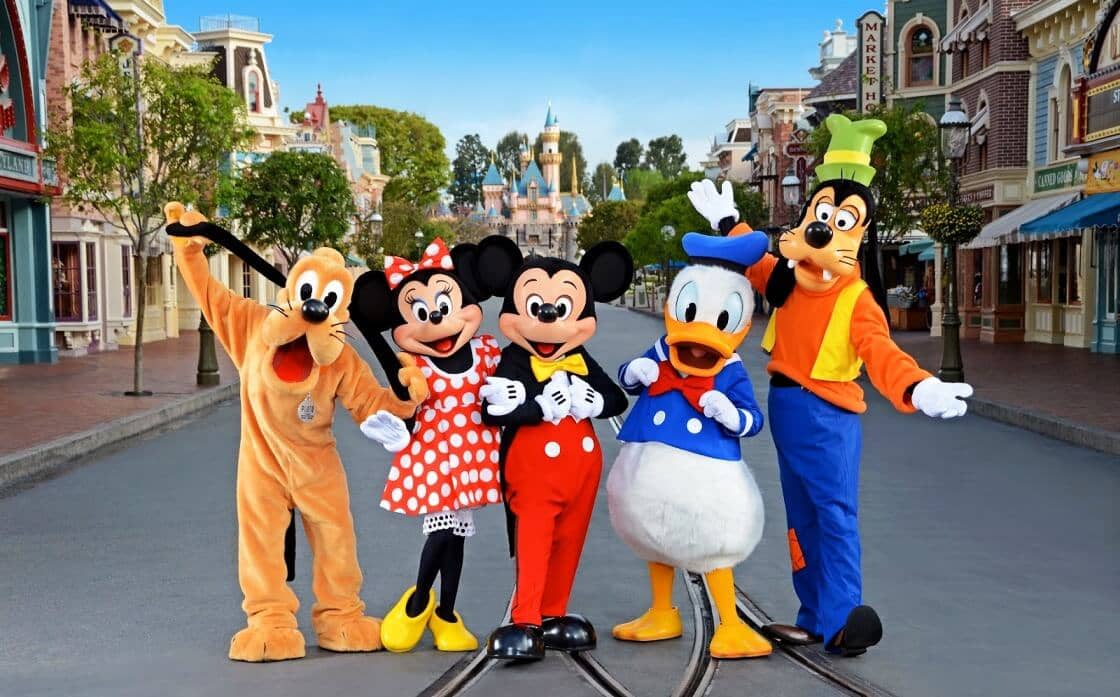 Personagens na Disney Orlando