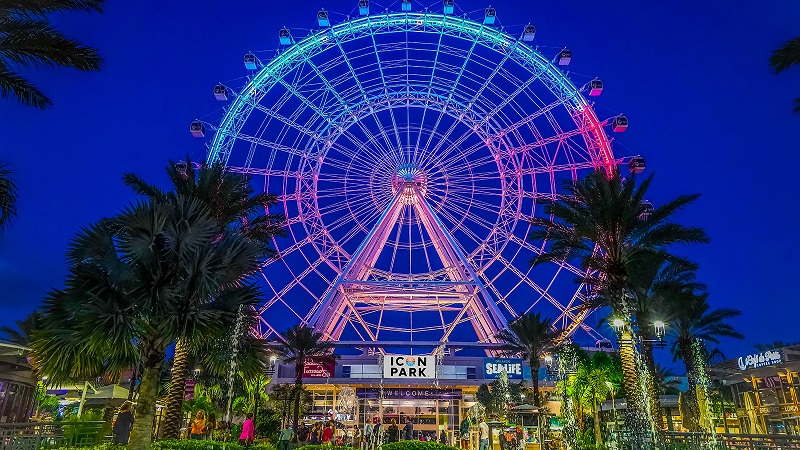 Roda gigante do ICON 360 em Orlando