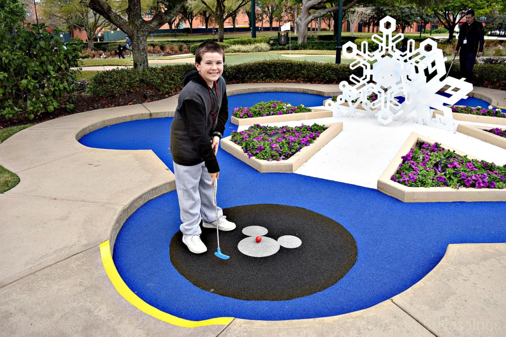 campo de Golfe no Disney’s Fantasia Gardens em Orlando