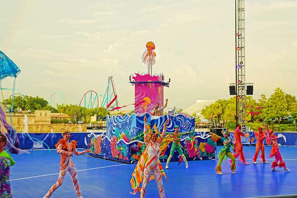 Show do Electric Ocean: o evento de verão do parque SeaWorld Orlando