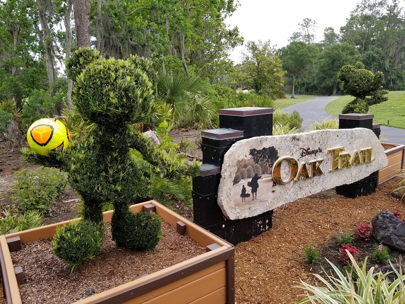 Entrada do Disney's Oak Trail Golf Course em Orlando