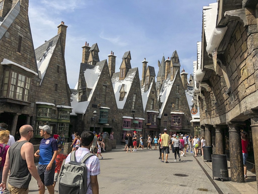 Área do Harry Potter no Islands of Adventure em Orlando