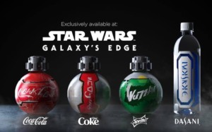 Garrafas de Star Wars vendidas na Disney