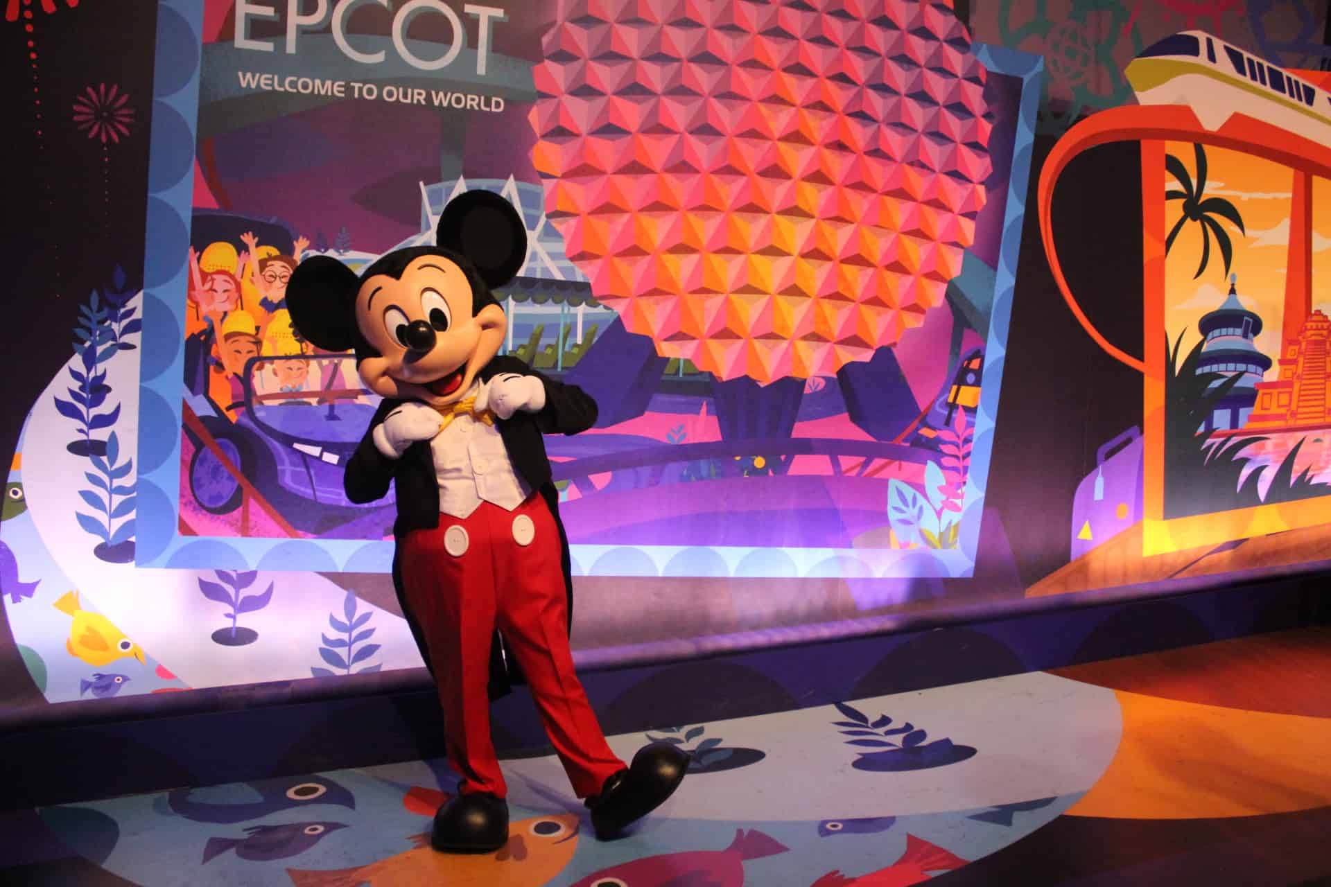 Mickey no Epcot da Disney em Orlando