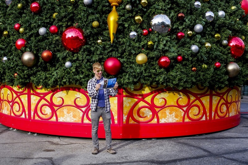 Árvore da caça ao tesouro de Natal na Universal Orlando