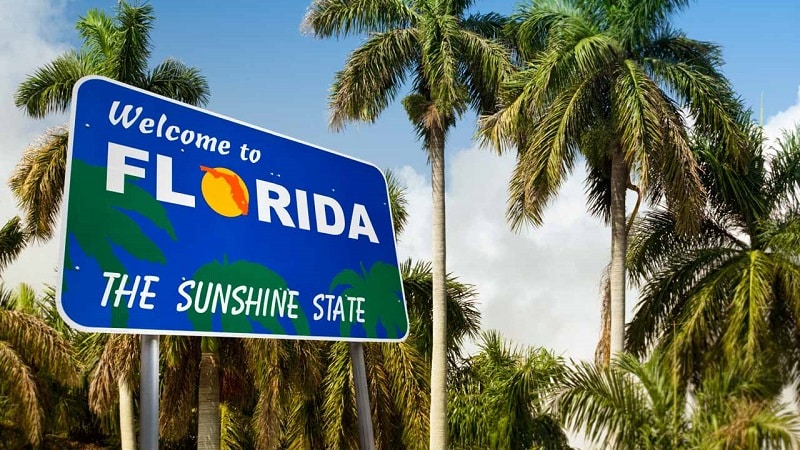 Placa do estado da Flórida