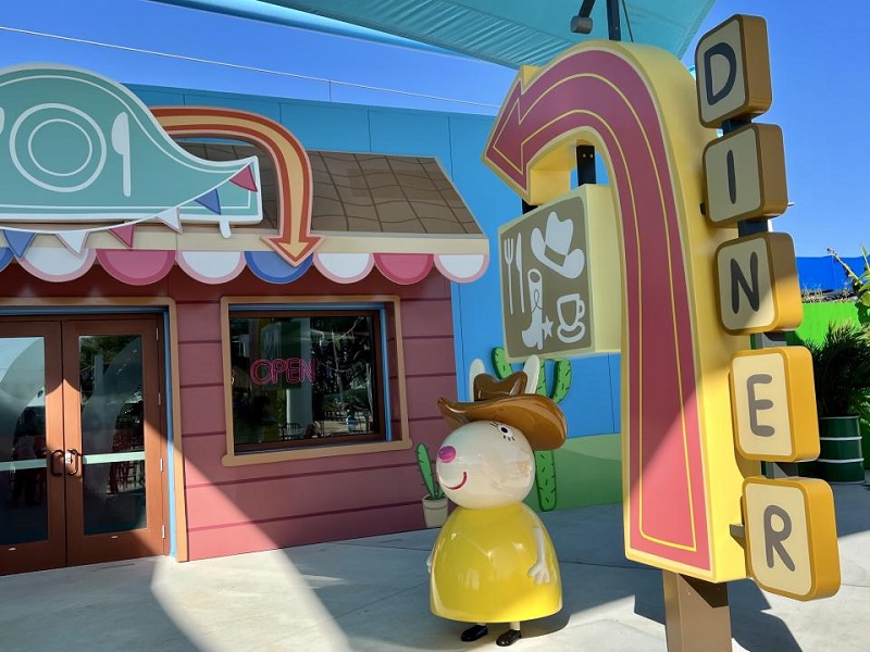 Restaurante do Parque Peppa Pig no Legoland Flórida