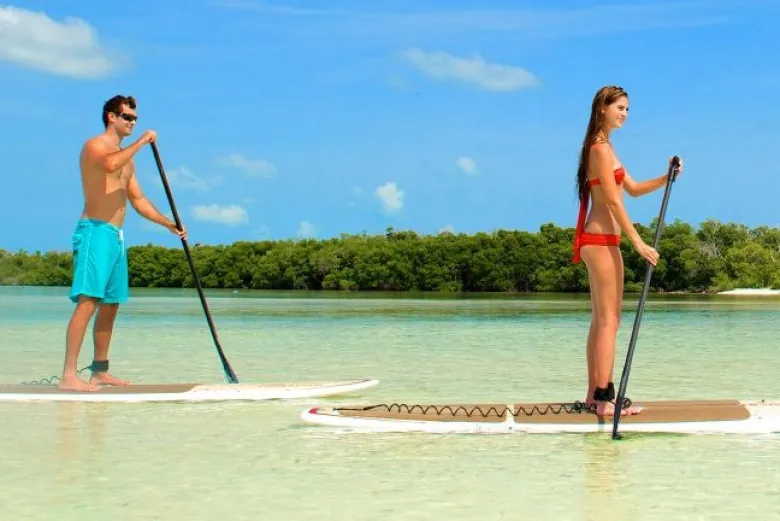 Paddle surf em Key West