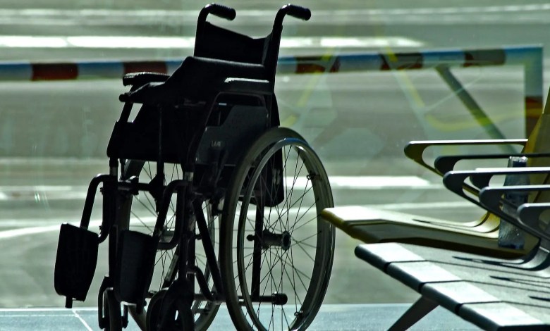 Cadeira de rodas dobrável em Orlando