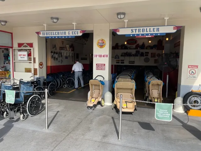 Estacionamento de cadeira de rodas nos parques em Orlando