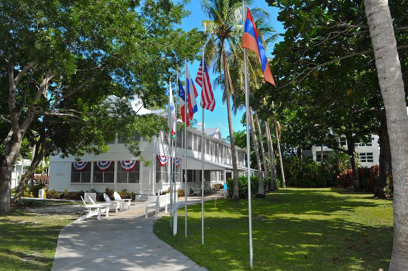 Jardim da Pequena Casa Branca de Truman em Key West