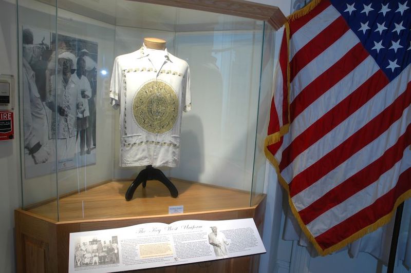 Objetos pessoais do presidente na Pequena Casa Branca de Truman em Key West